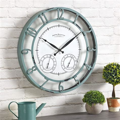 10 inch outdoor wall clock